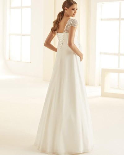 Abito da Sposa stile impero o Premaman BERNADETTE